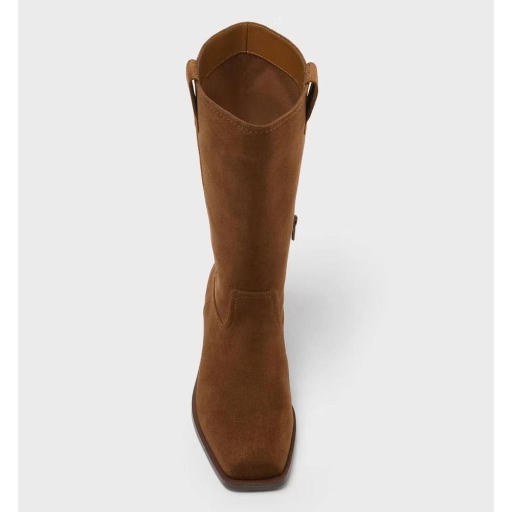 Brown Square Toe Western Boots Universal Thread Bri Size 10 NWT